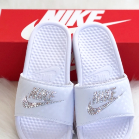 nike bling slides